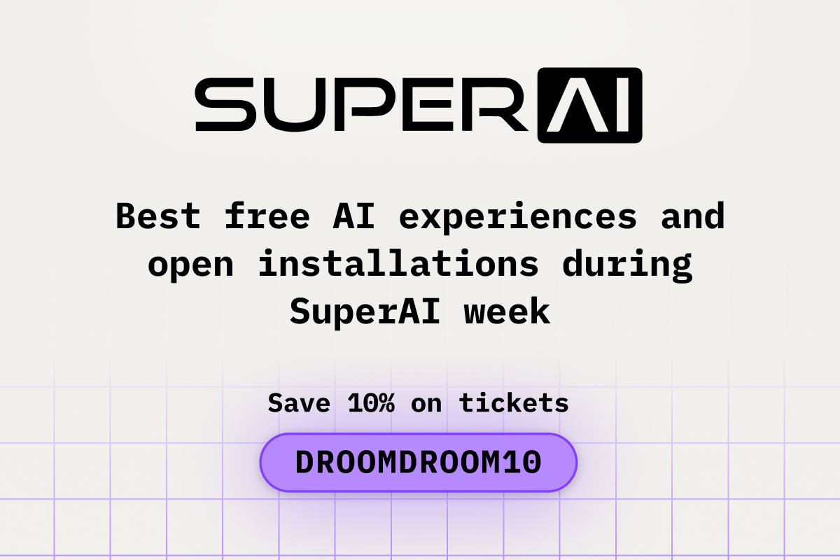 Best free AI experiences and open installations during SuperAI week