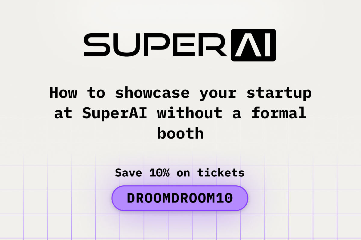 How to showcase your startup at SuperAI without a formal booth