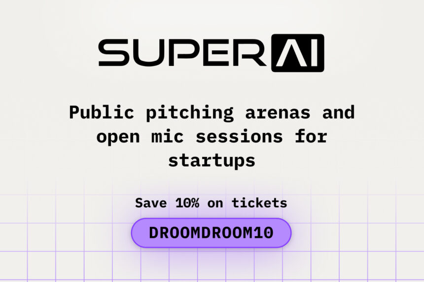 Public Pitching Arenas and Open Mic Sessions for Startups During SuperAI
