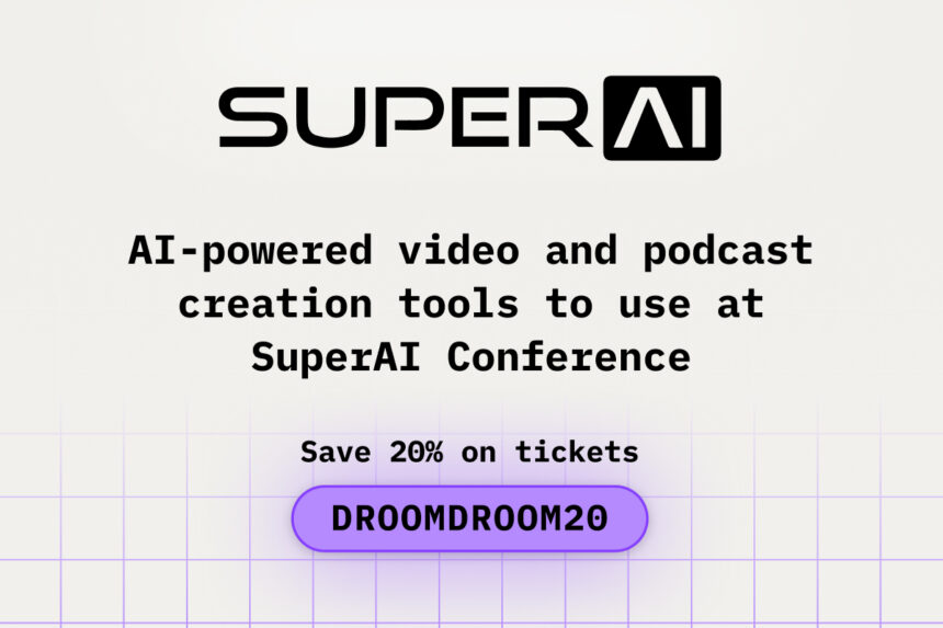 AI-powered video and podcast creation tools to use at SuperAI Conference
