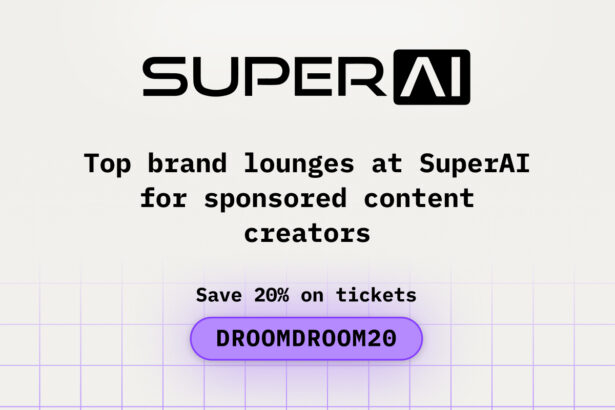 Top Brand Lounges at SuperAI for Sponsored Content Creators