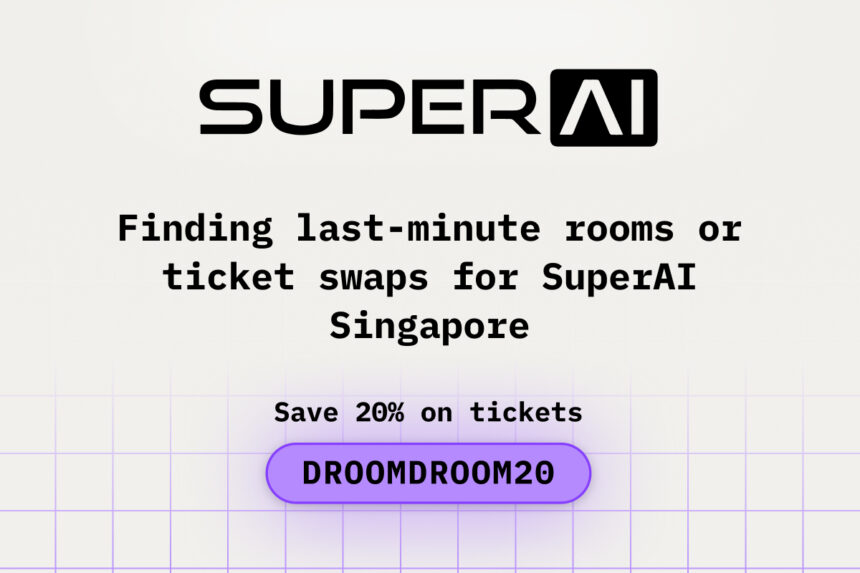 Finding Last-Minute Rooms or Ticket Swaps for SuperAI Singapore